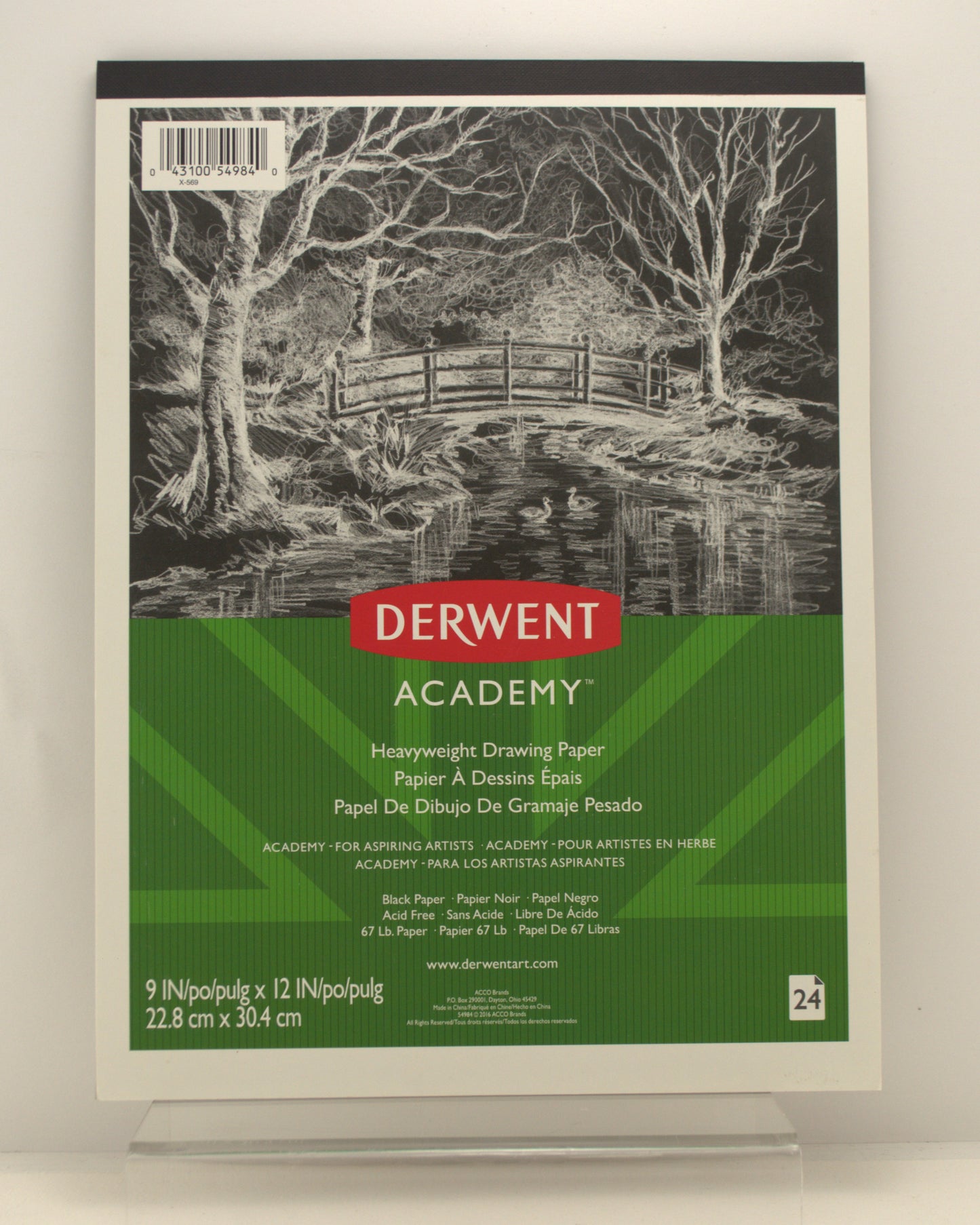 Block de Papel de Dibujo de Gramaje Pesado - Derwent