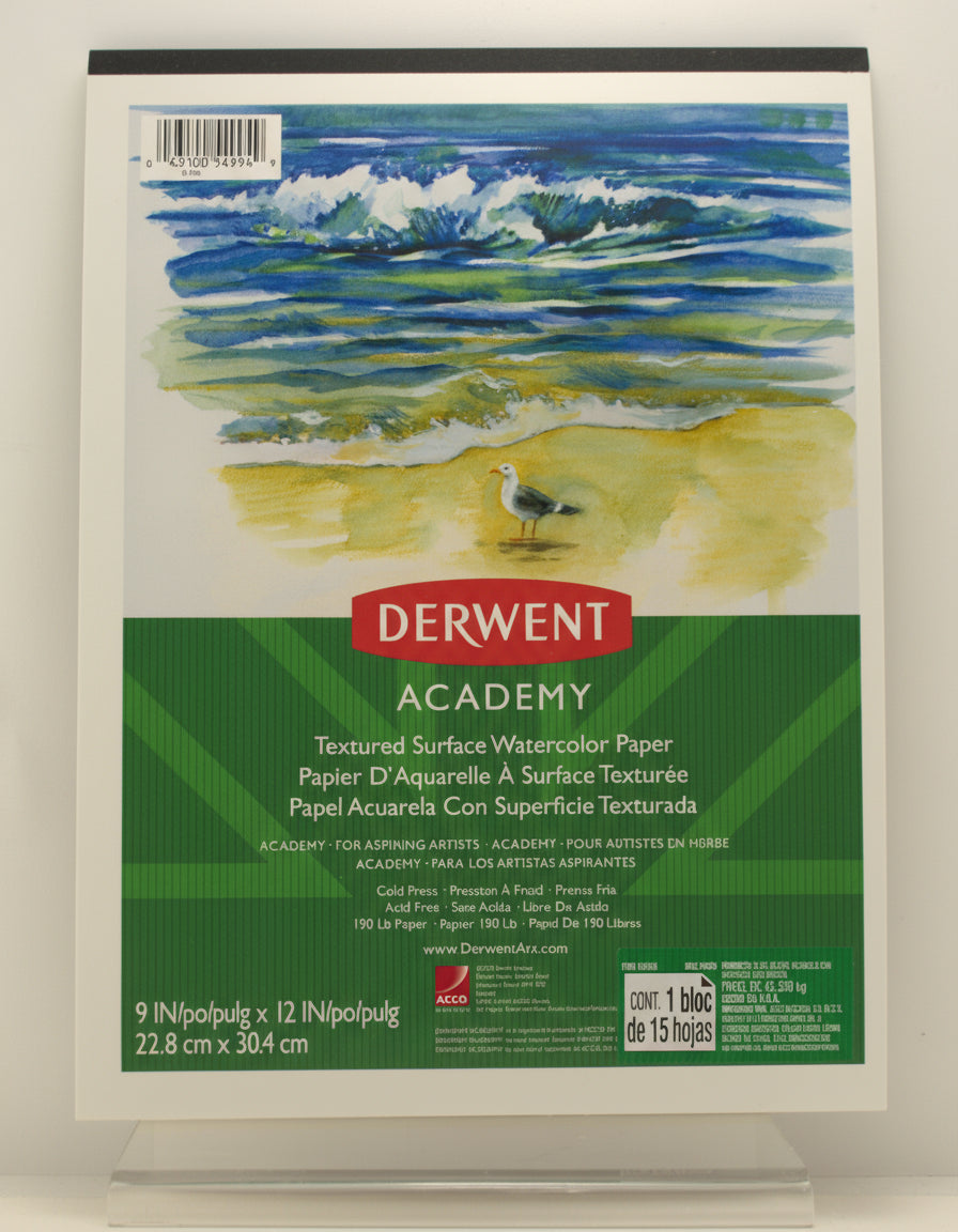 Block Papel Acuarela con Superficie Texturada - Derwent