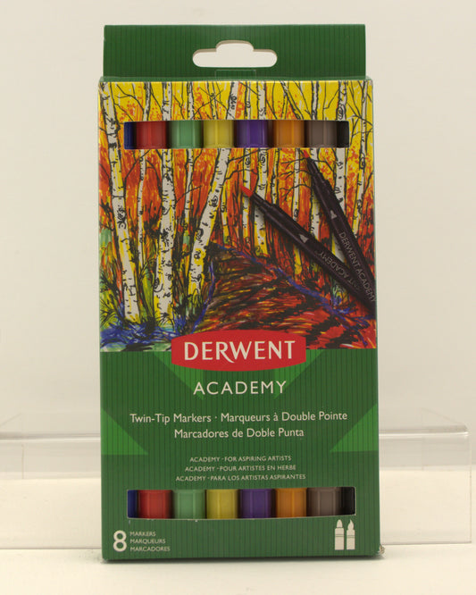 Marcadores de Doble Punta Derwent – Versatilidad para Artistas y Diseñadores