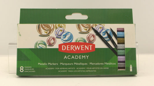 Marcadores Metálicos Derwent – Colores Brillantes para Detalles Creativos
