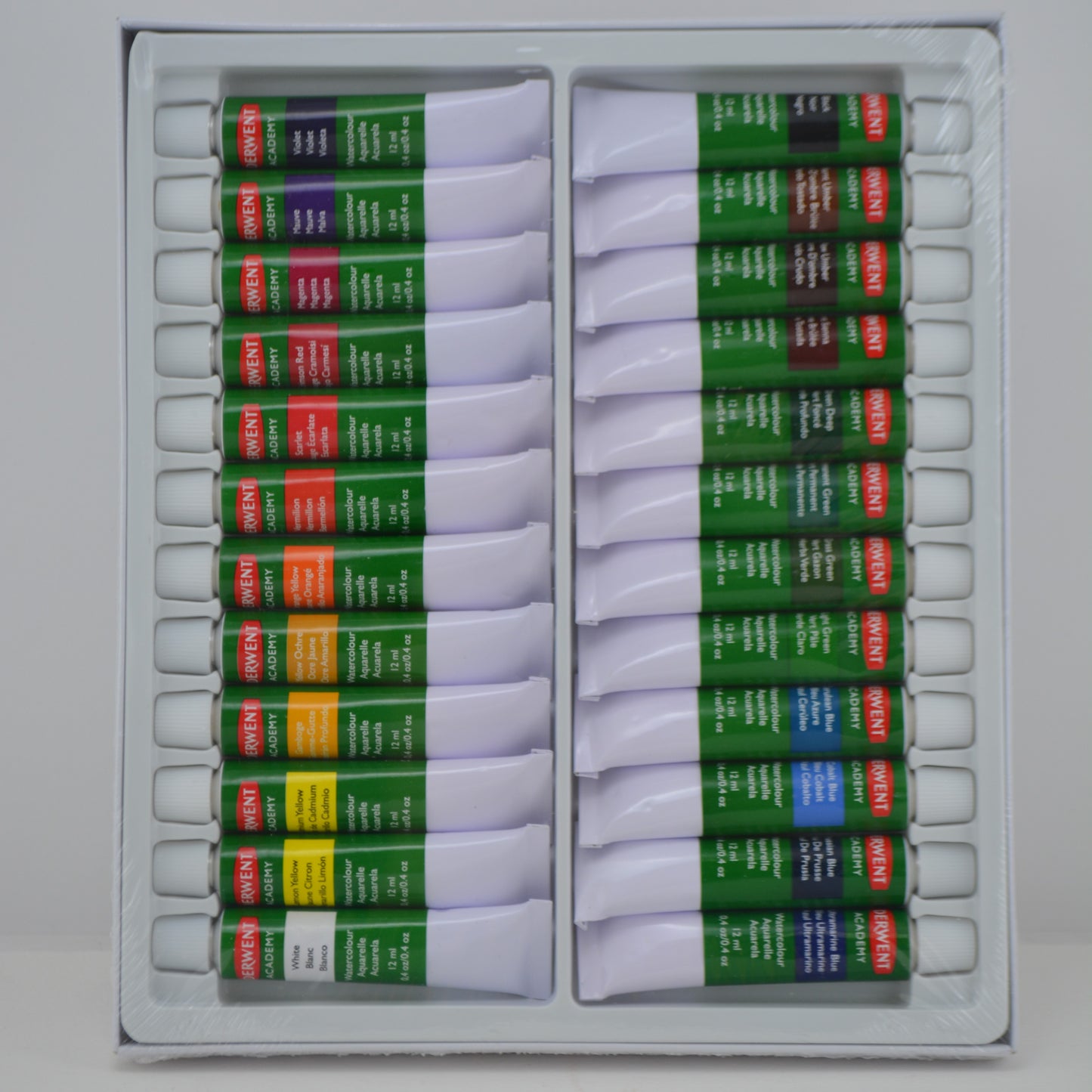 Pinturas Acuarelas 12ml - Derwent