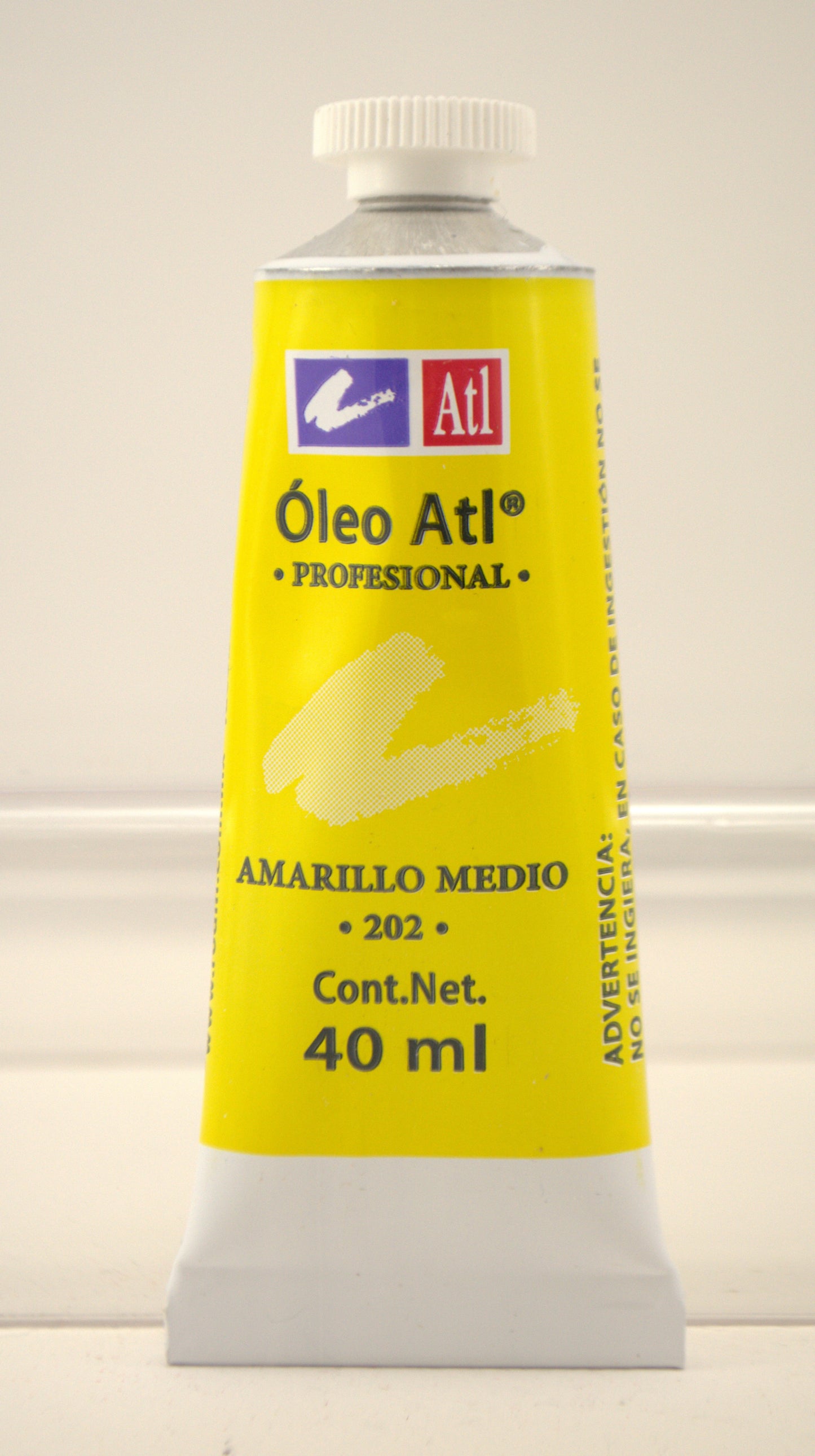 Amarillo Medio 202 – Pintura al Óleo Profesional para Artistas