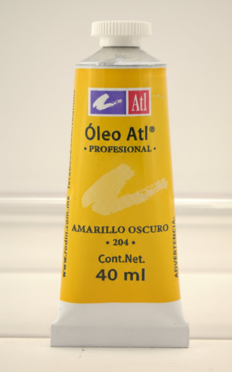 Amarillo Oscuro 204 – Pintura al Óleo Profesional para Artistas