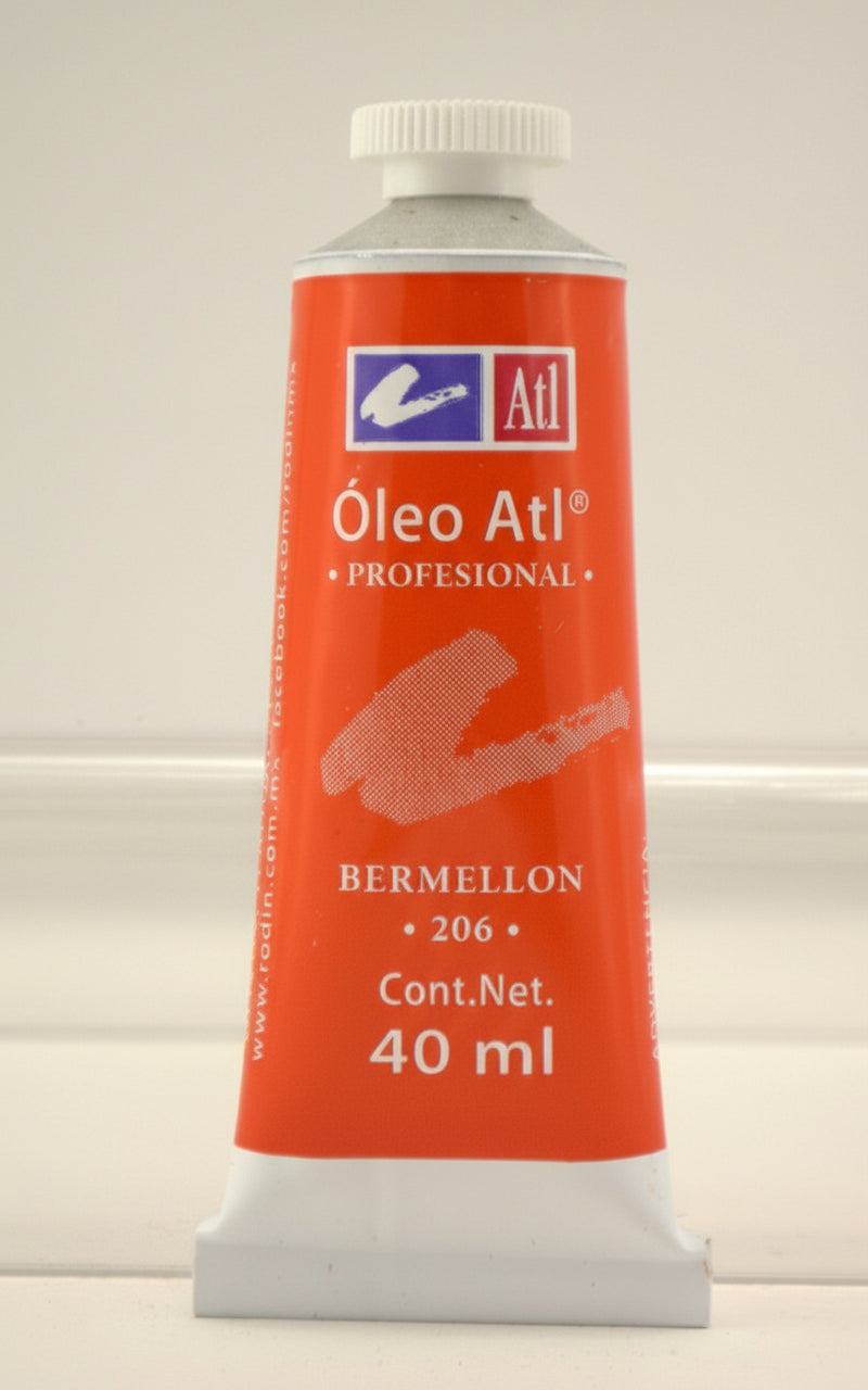 Bermellón 206 – Pintura al Óleo Profesional para Artistas