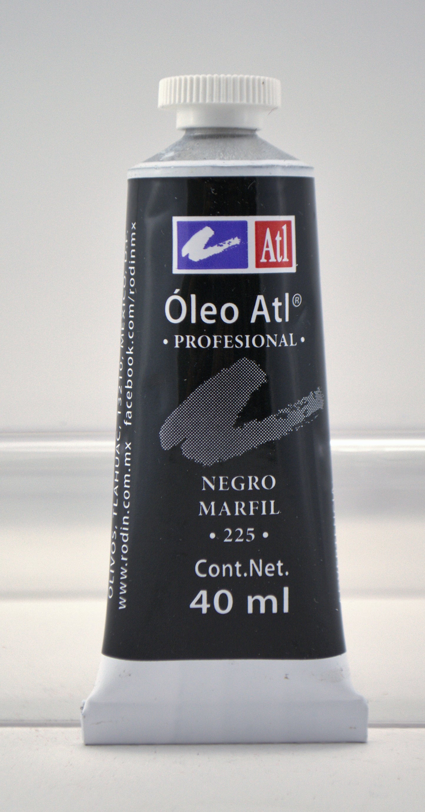 Negro Marfil 225 – Pintura al Óleo Profesional para Artistas
