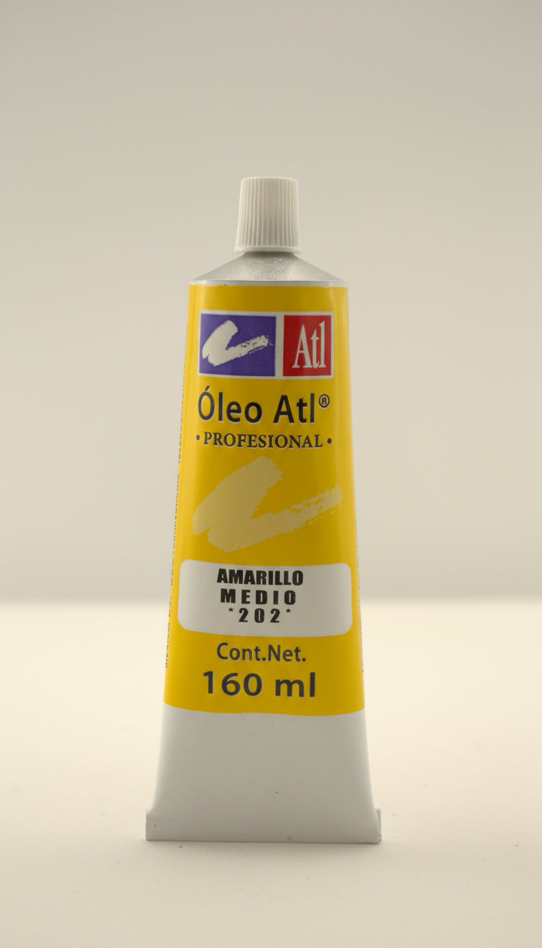 Amarillo Medio 202 – Pintura al Óleo Profesional para Artistas