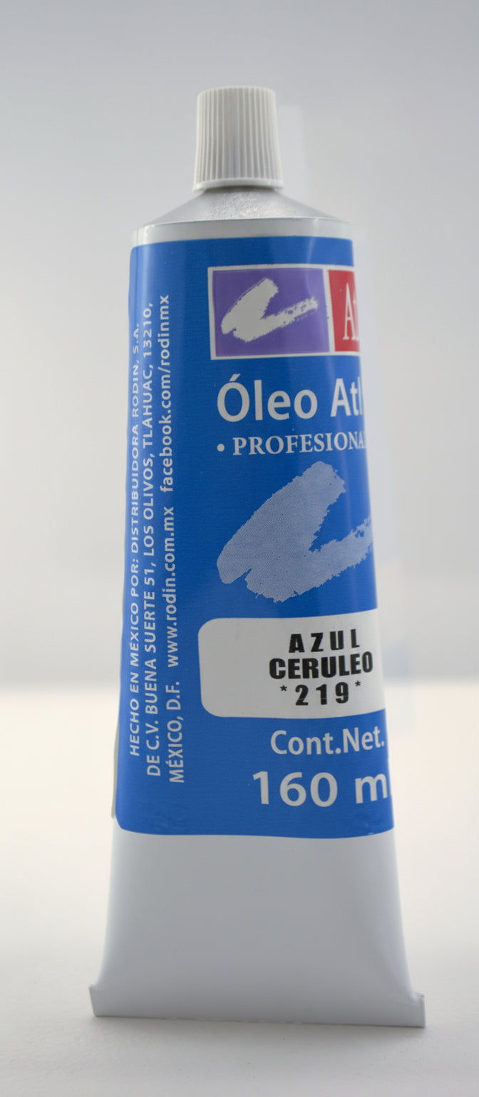 Azul Cerúleo 219 – Pintura al Óleo Profesional para Artistas