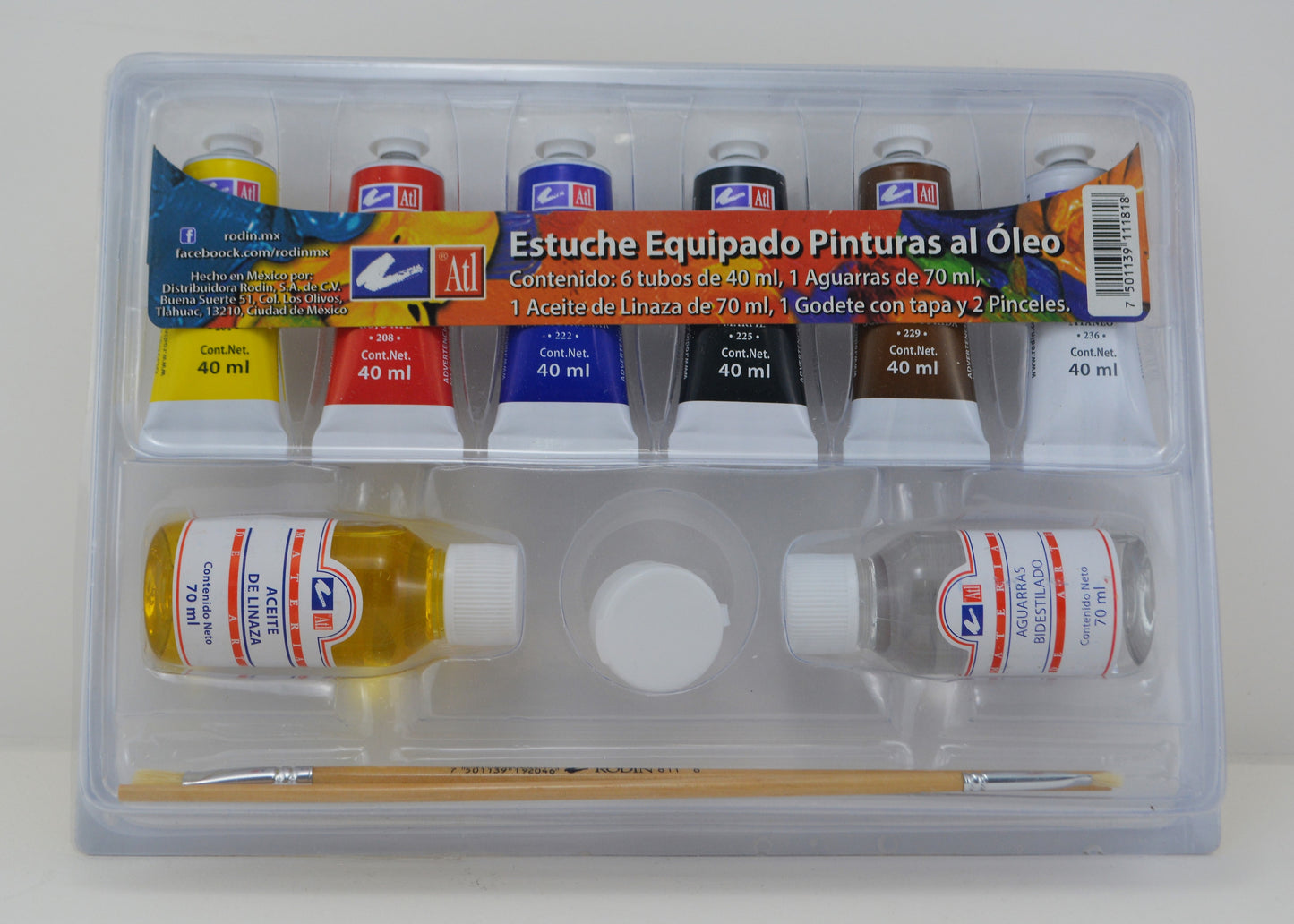 Kit 6 tonos - Pintura al Óleo ATL