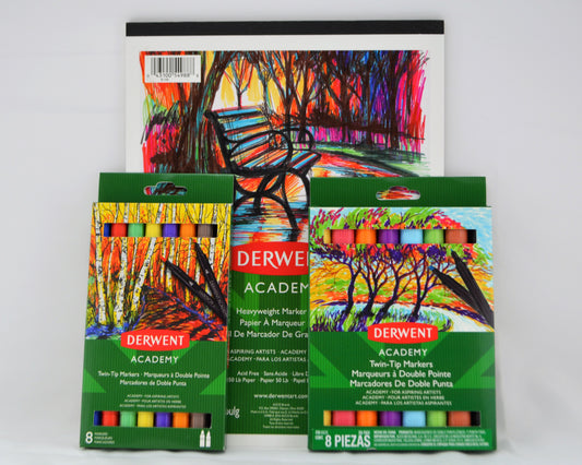 Set Block para Marcadores + Marcadores – Kit Completo para Ilustración y Diseño