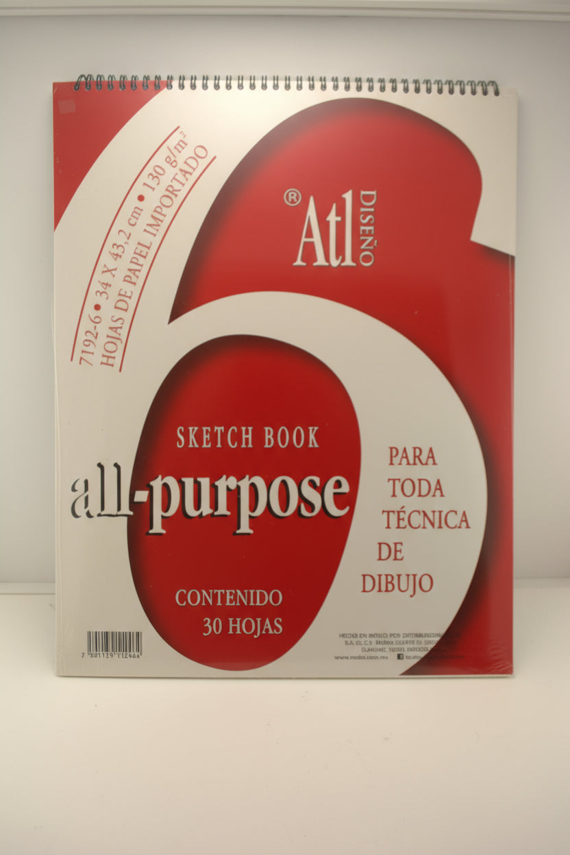 Block de Dibujo Multiusos ATL Diseño – Papel para Artistas y Estudiantes
