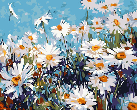 Kit Pinta por Números Flores – Diversión Creativa Paso a Paso